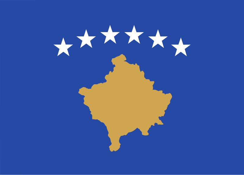 File:Flag of Kosovo GovOutline PD.svg