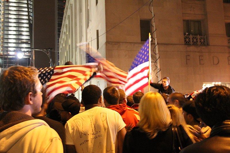 File:Flags, cheering. (5681398567).jpg