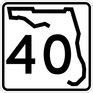 <span class="mw-page-title-main">Florida State Road 40</span> Highway in Florida