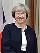 Former Prime Minister of United Kingdom, Ms. Theresa May, at Hyderabad House, in New Delhi on November 07, 2016 (5) (cropped).jpg