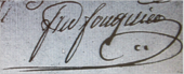 signature de Louis Frédéric Fouquier-Long