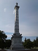 Frankfort Cemetery Military Memorial, south view.jpg