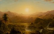 フレデリック・エドウィン・チャーチ The Andes of Ecuador (1855)