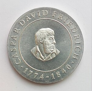 Münze zum 200. Geburtstag von C. D. Friedrich