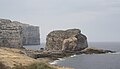 Cliffs at Wied il-Mielah, Gozo