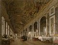 La Sala degli specchi del Palazzo di Versailles trasformata in ospedale militare, opera di Victor Bachereau-Reverchon