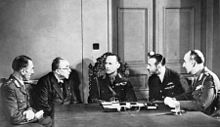 Ioannis Metaxas with King George II and Alexandros Papagos during a meeting of the Anglo-Greek War Council GambierParryMetaxasJorgeIIDalbiacYPapagosEnero1941--128421.jpeg