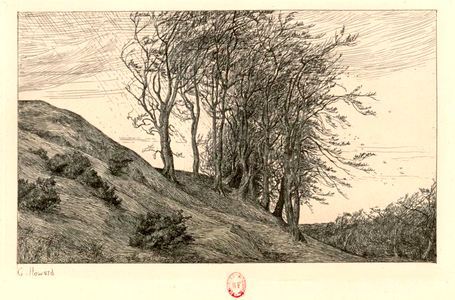 Révolte (1868), eau-forte parue dans Sonnets et eaux-fortes.