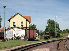 Bahnhof der Selketalbahn