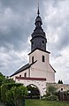 Evangelisch-lutherische Kirche mit Ausstattung, Friedhof und Einfriedung