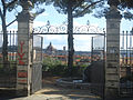 La entrada panorámica al Orti del Parnassus