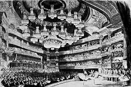 Representació de Giselle en honor del tsar Alexandre II a l'Opéra de Paris (salle Le Peletier) (4 juny 1867)