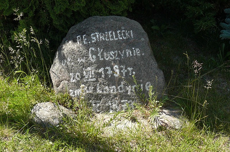 File:Gluszyna Poznan, Pawel Edmund Strzelecki erratic.JPG