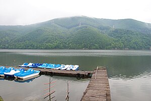 Núi Gora Zar bên hồ Miedzybrodzie Bialskie.JPG