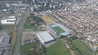 <span class="mw-page-title-main">Gradski Vrt Stadium</span> Football stadium in Osijek, Croatia