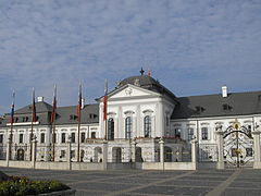 Palais Grassalkovich, Präsidentenpalast