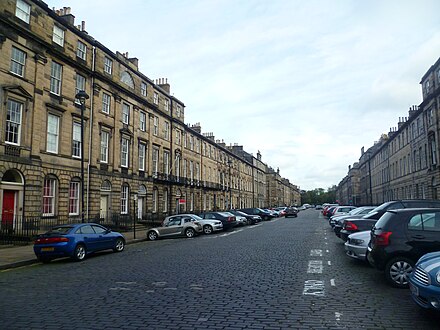 Great King Street. Part of the northern extension to the original New Town