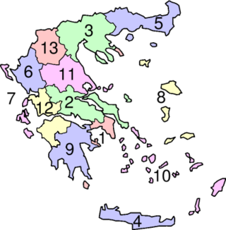 Mappa delle Periferie greche