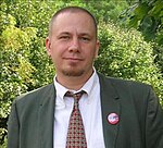 Greg Pason has run for office on the Socialist Party ticket several times since 1994. Greg Pason.jpg