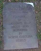 The Grave of Russell Gregory