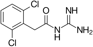 <span class="mw-page-title-main">Guanfacine</span> Medication used for high blood pressure and ADHD