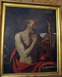 《圣哲罗姆（英语：Saint Jerome (Guercino)）》，约1640–1650年