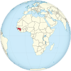 Guinea on the globe (Africa centered).svg
