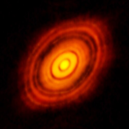 ALMA image of HL Tauri, a protoplanetary disk