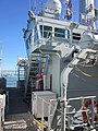 The bridge of HMCS Brandon (MM 710), docked in San Francisco during Fleet Week.