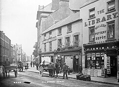 Image 3A view of Hill Street in Newry, County Down, Northern Ireland in 1902