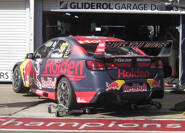 Shane van Gisbergen placed first in the Top 10 Shootout for Race 2 driving a Holden Commodore VF