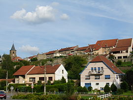 View from the train station of old Hambourg