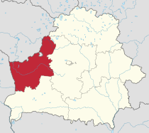 Hrodna Voblast Valko-Venäjällä. Svg