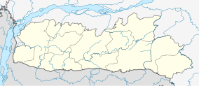 Map showing the location of Nokrek National Park