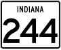 State Road 244 marker