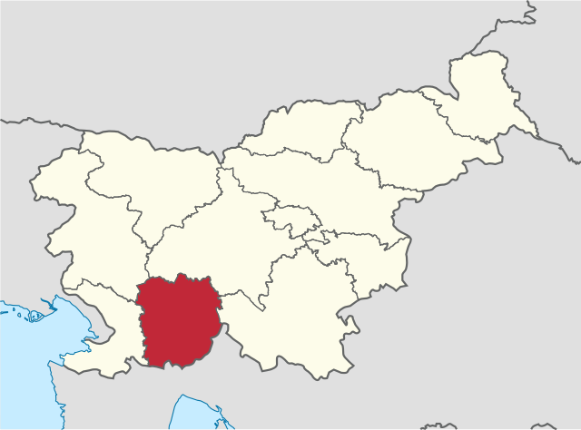 Carniola Interior-Carstum (regio statistica slovena): situs