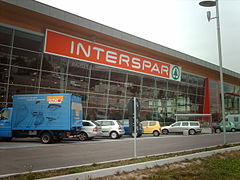 Interspar hypermarket in Bolzano-Bozen