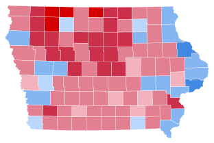 Iowa Presidential Election Results 1888.svg