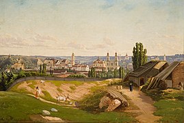Vilnius viewed from Tauras Hill (1872)