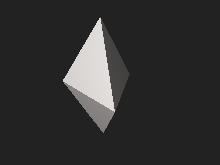 3D of a triangular bipyramid J12 triangular bipyramid.stl