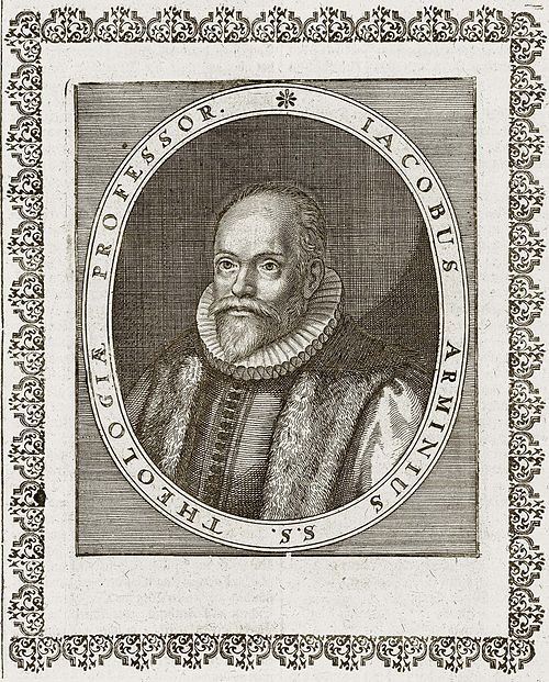 Portrait of Jacobus Arminius, from Kupferstich aus Theatrum Europaeum by Matthaeus Merian in 1662