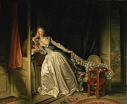 Jean-Honoré Fragonard - Skradziony pocałunek.jpg