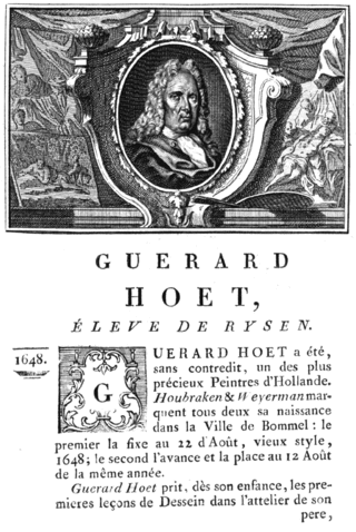 <span class="mw-page-title-main">Gerard Hoet</span> Dutch painter