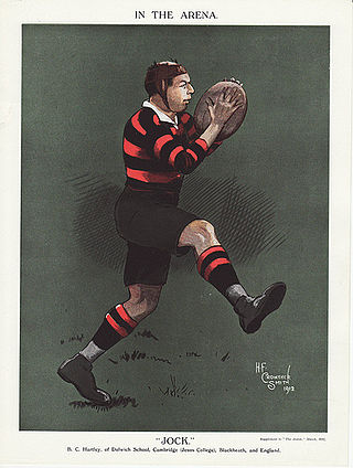 <span class="mw-page-title-main">Bernard Charles Hartley</span> England international rugby union player