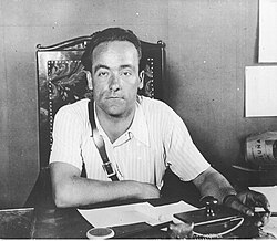 Juan Garcia Oliver, leader of the "collaborationist" sector of the Libertarian Movement, when he was Minister of Justice in Largo Caballero's government during the Spanish Civil War. Juan Garcia Oliver, 1936.jpg