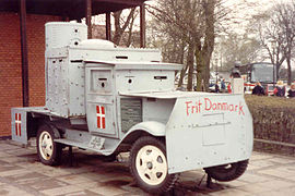 Danish resistance improvised armoured car.