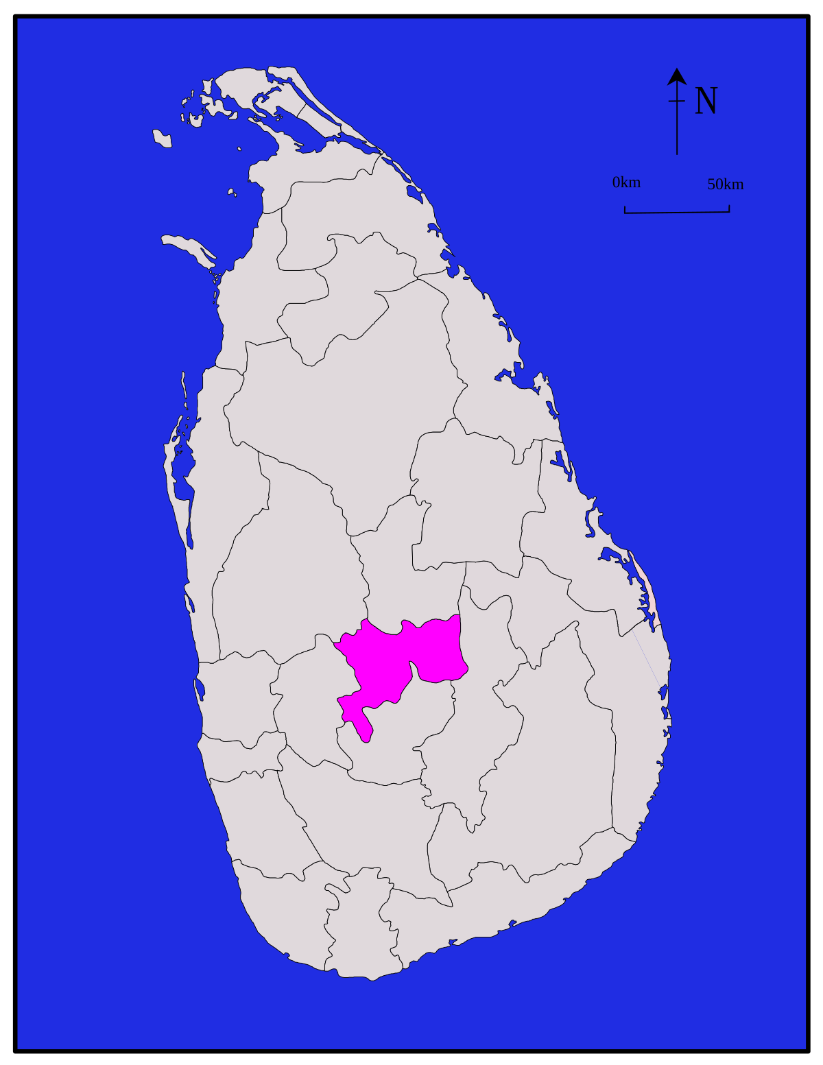 Kandy Sri Lanka Map Kandy District   Wikipedia