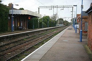 <span class="mw-page-title-main">Kirby Cross railway station</span> Railway station in Essex, England