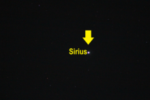 Pallas (marked with an arrow) close to Sirius on the morning of October 9th, 2022