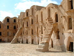 Ksar Ouled Soltane, an example of a multi-level ghorfa in southern Tunisia